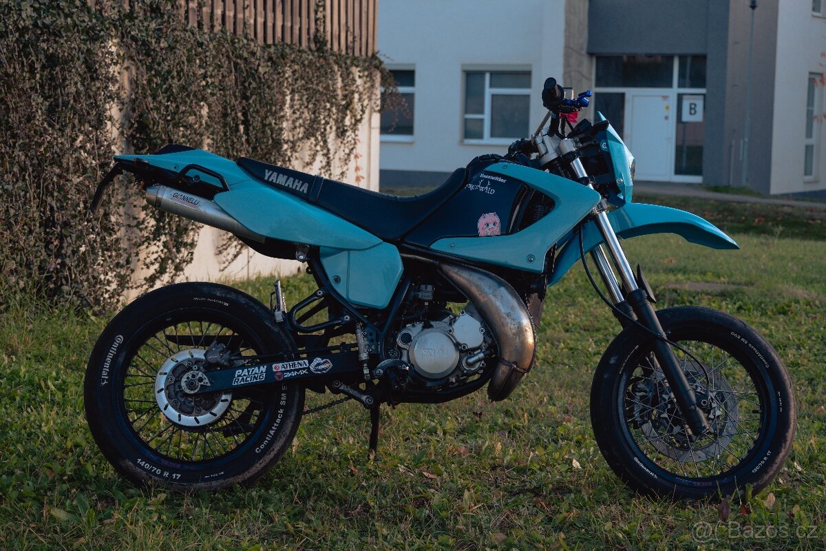 Yamaha DT 125 X – tyrkysová bestie, otevřená na 18 kW (A1) - 8