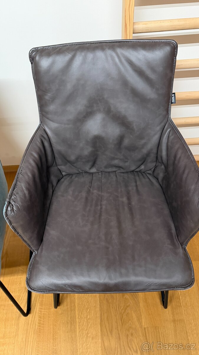 Čalouněné jídelní židle, křesla, 5ks, cena za všechny 500Kč - 8