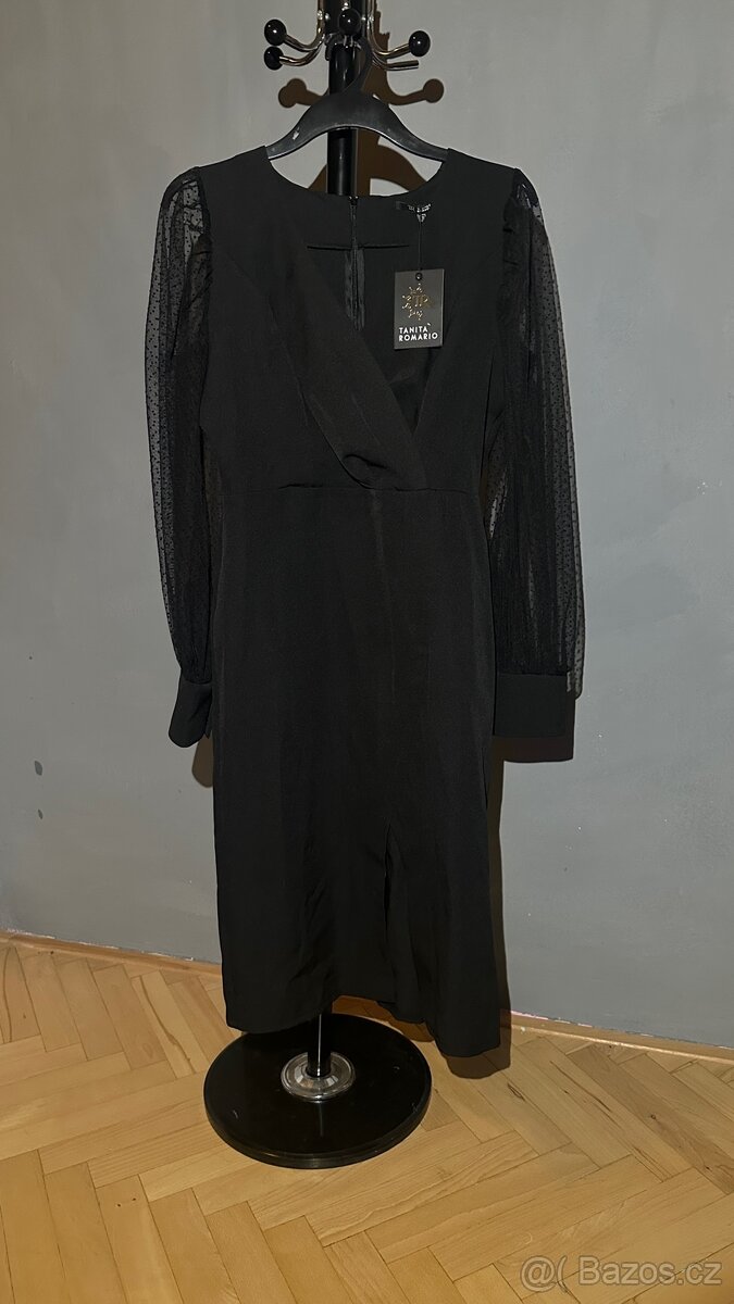 Elegantní černé šaty, úplně nové s visačkou. - 8