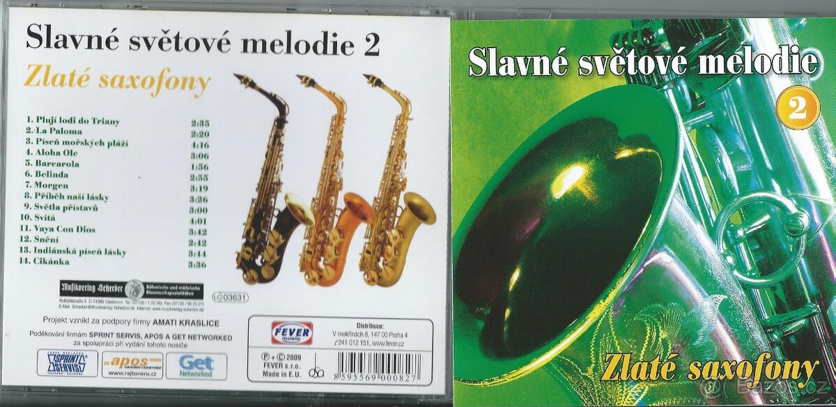 CD-PRODÁM VĚTŠÍ MNOŽSTVÍ ORIGINÁL CD 08/(10 - 8