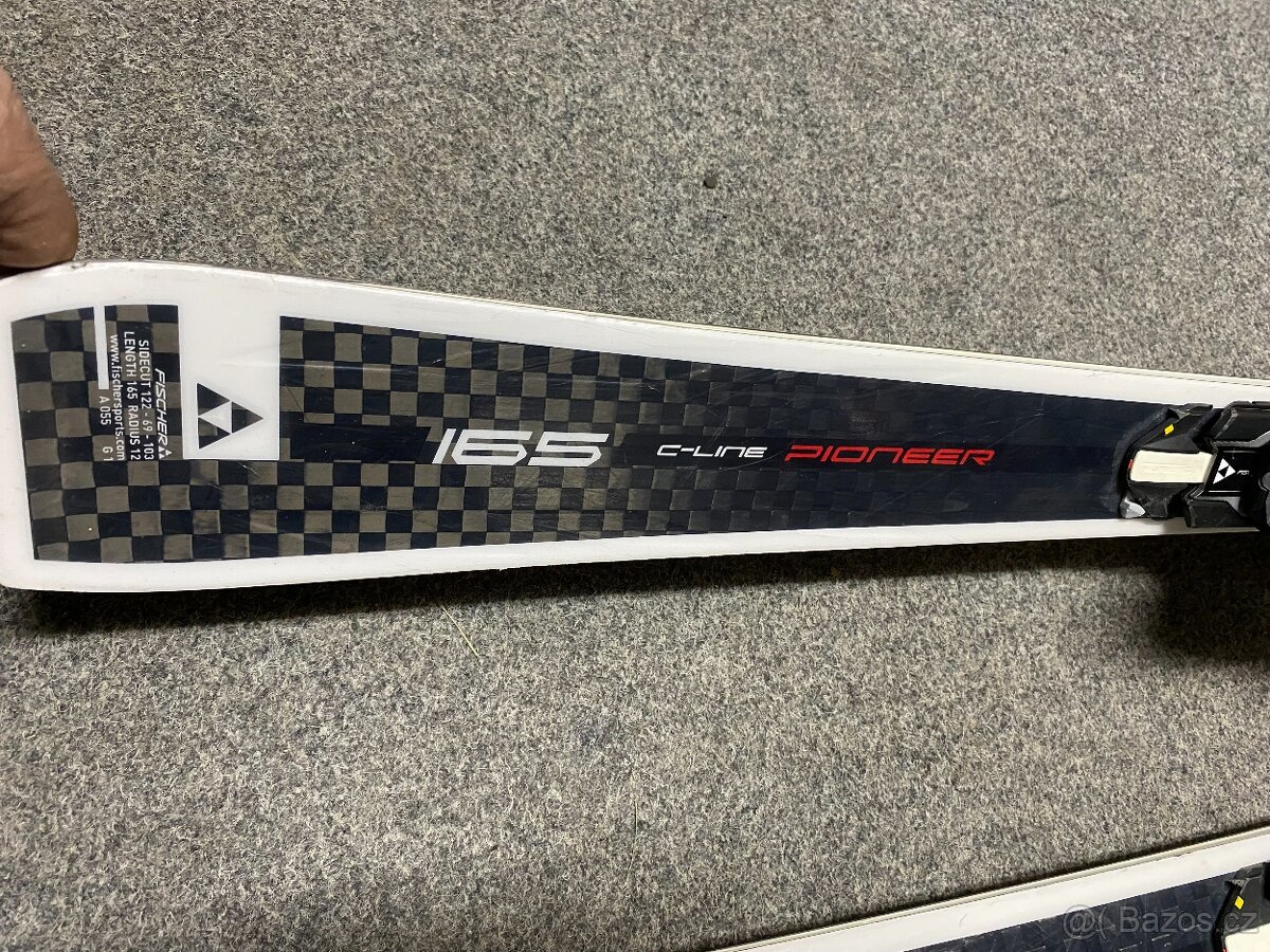 SLALOM/SJEZDOVÉ LYŽE FISCHER CARBON LINE PIONEER 165 cm - 8