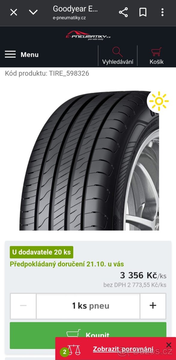 Goodyear EfficientGrip 205/60/R16 96H - 8
