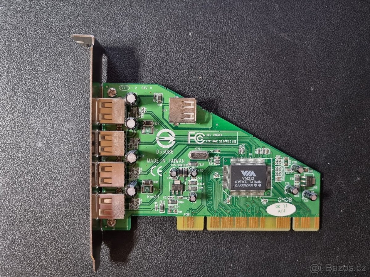 PC komponenty - CPU, LPT, COM, SATA, USB karty, HDD⭐ - 8