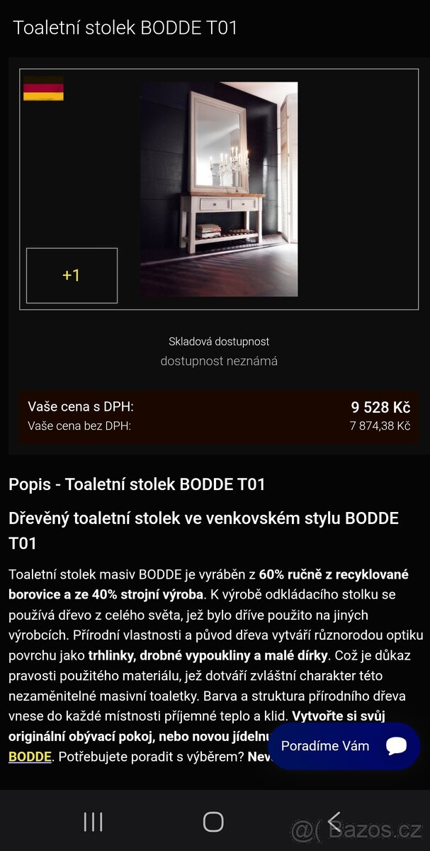 SET MASIVNÍHO KVALITNÍHO NÁBYTKU - 8