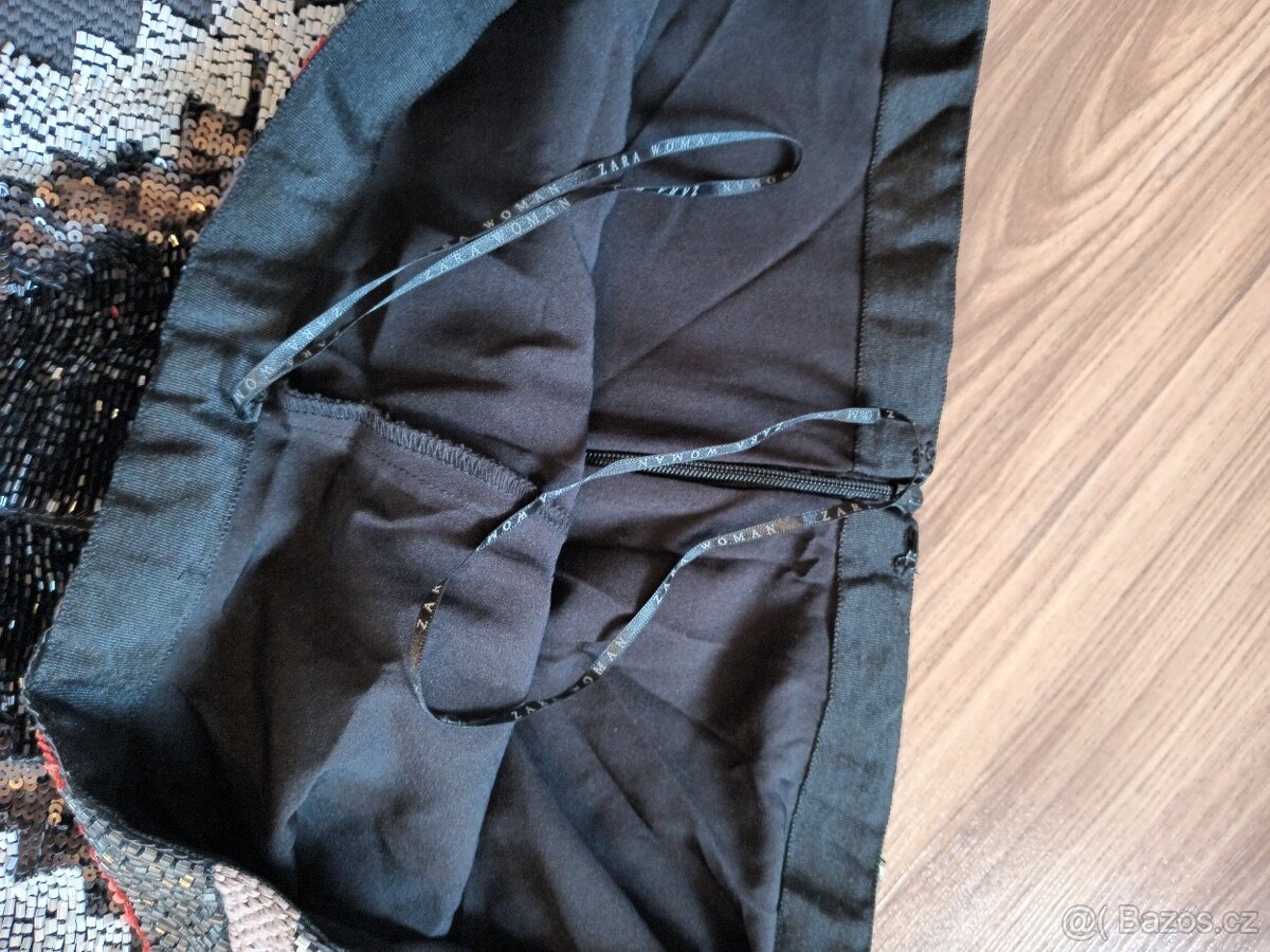 Nová dámská sukně s korálky ZARA - 8