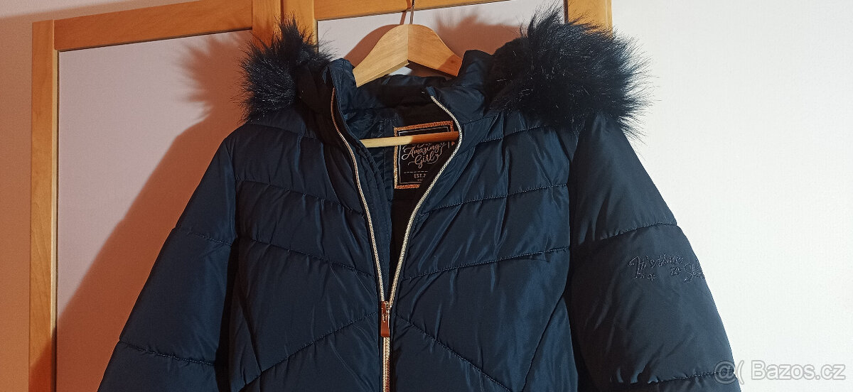 Dívčí zimní kabát, vel. 176 - 8