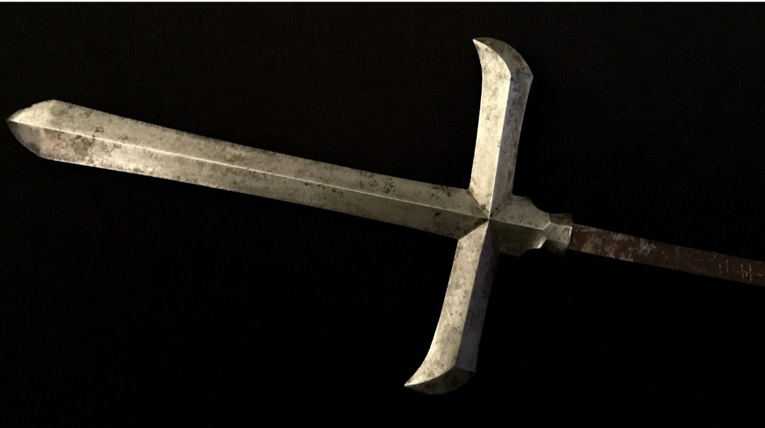 YUMONJI YARI SIGNOVÁNO NOBUKATSU- SAMURAI KATANA JAPONSKO - 8