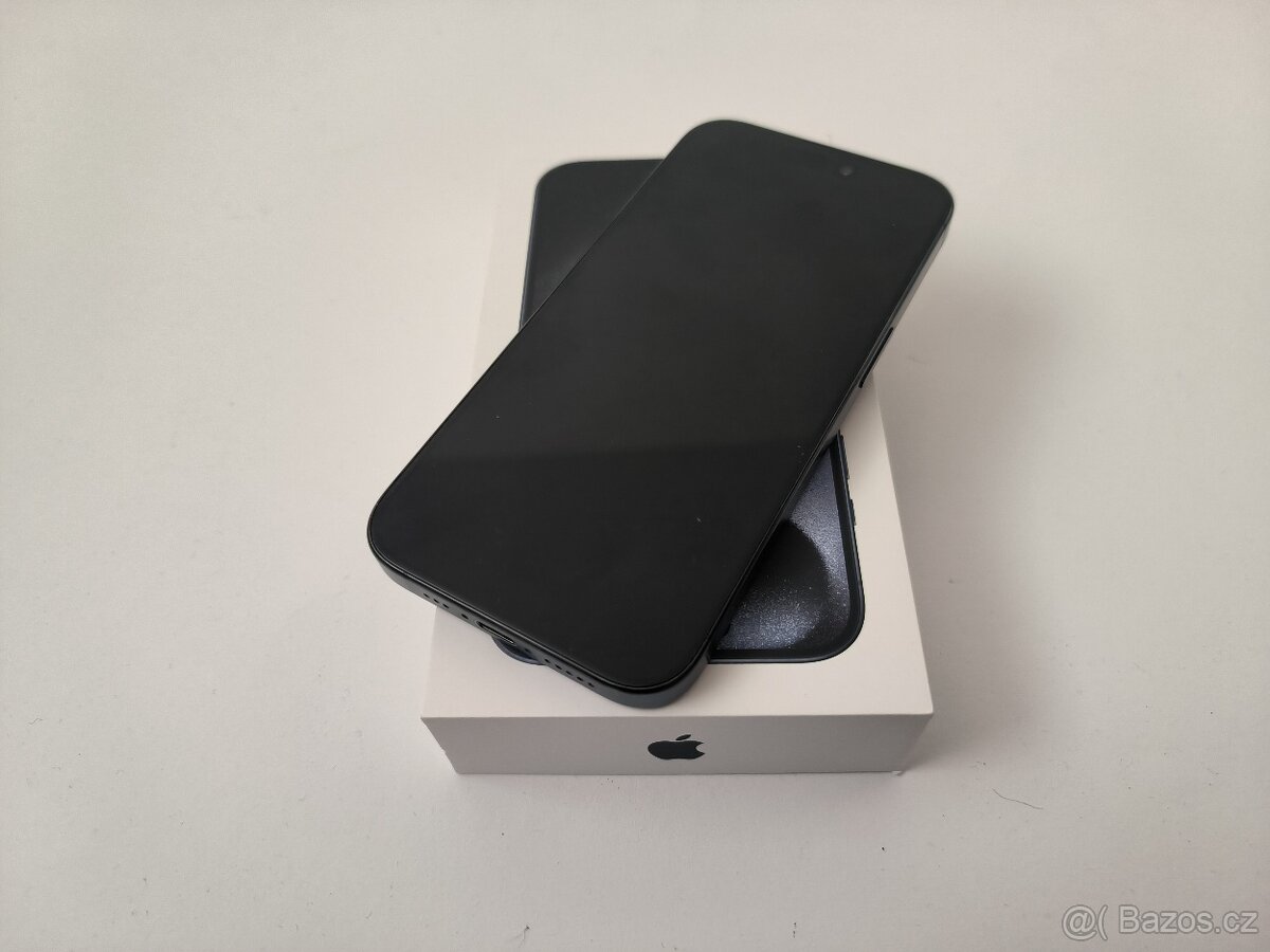 apple iphone 15 PRO 128gb Blue Titanium / Batéria 86% - 8