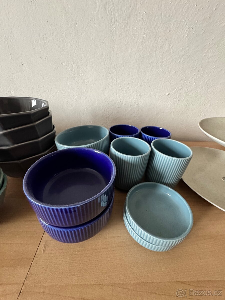 Ikea, talíře, misky, hrnky, podtácky, dekorace, etažér - 8