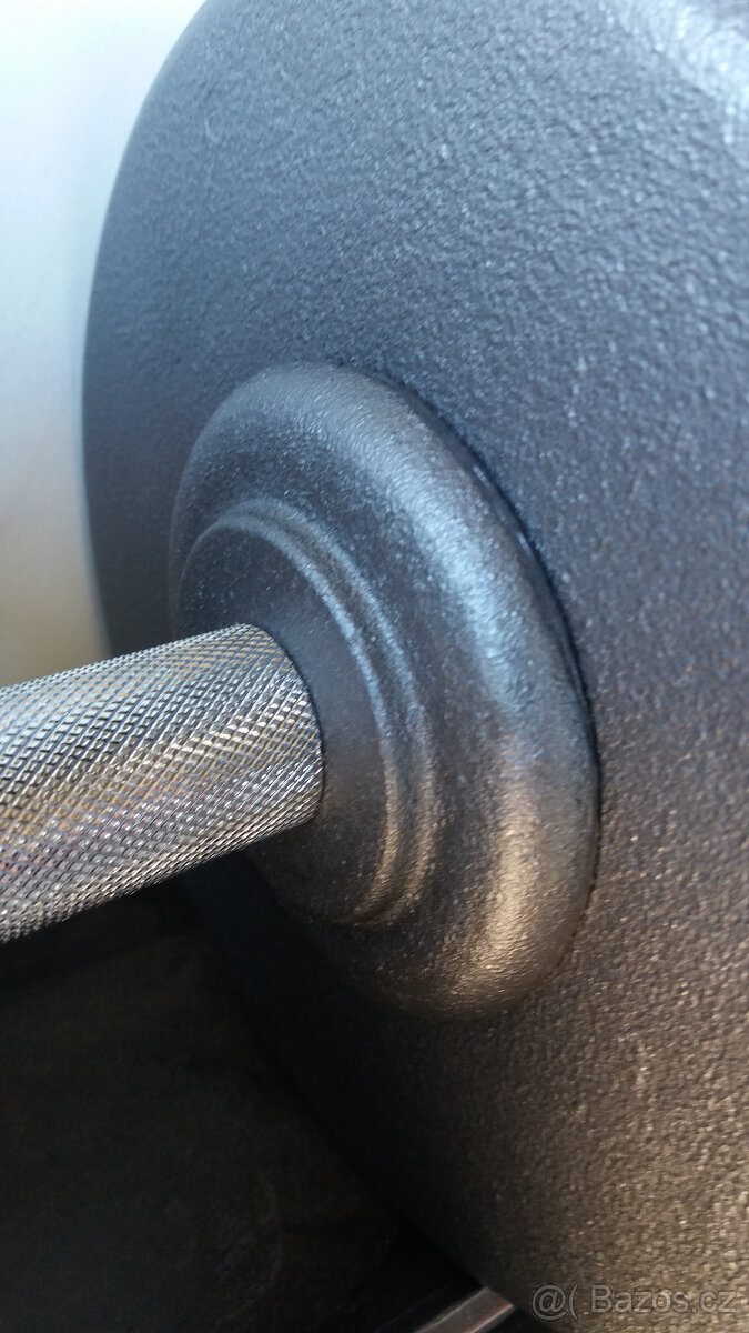 Profi pevné jednoruční činky 2 - 100kg NOVÉ - 8