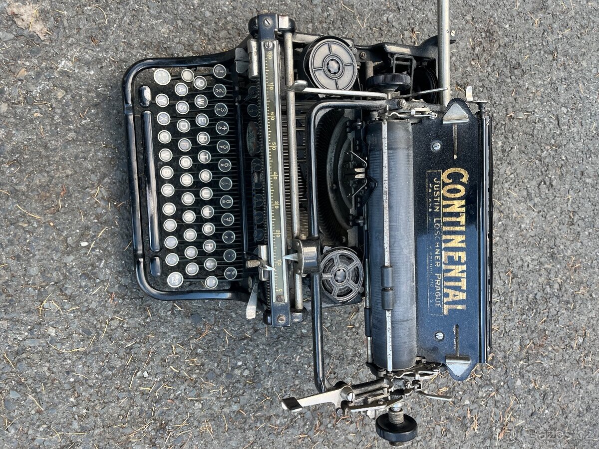 Psací stroj Continental Justin Löschner, Prague 30.léta - 8
