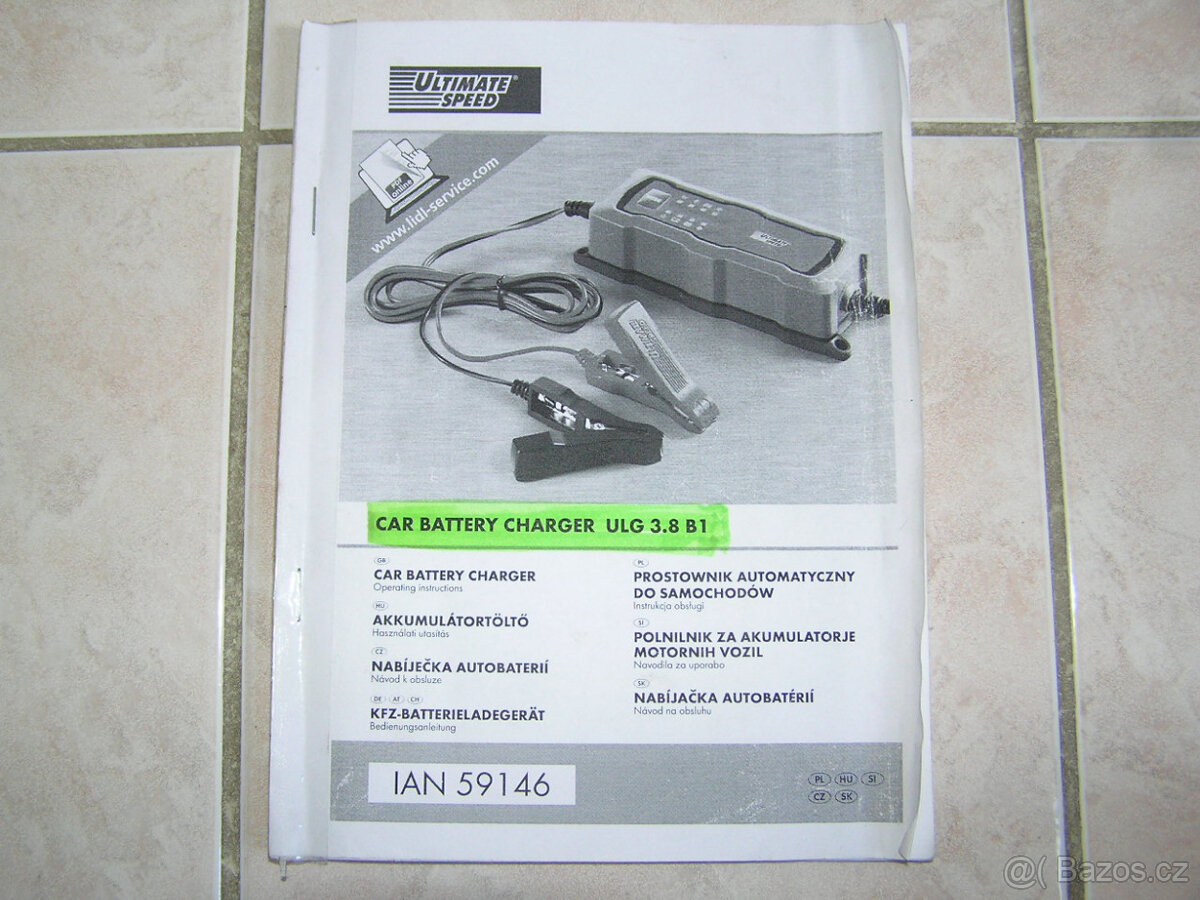 Nabíječka autobaterií ULG 3.8 B1 - 8