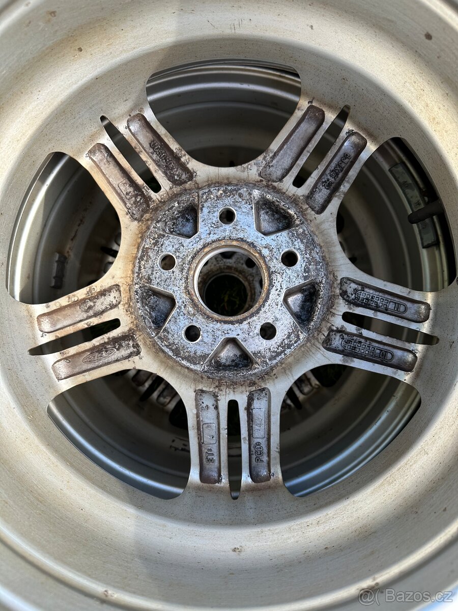 4x Alu kola 5x100 r15, ET 48, 6JJx15 + pneu 195/65 R-15 - 8