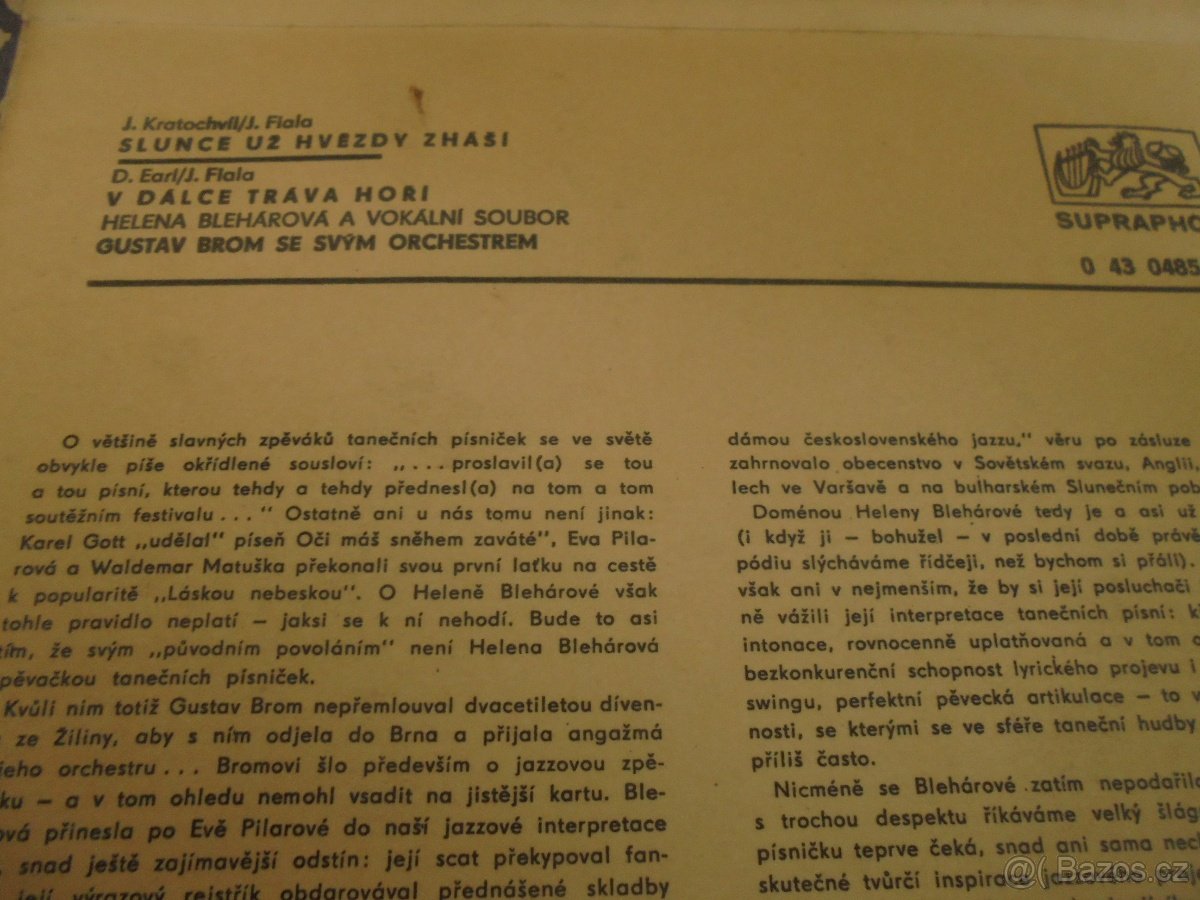 Staré vinylové desky 1964-1975 - 8