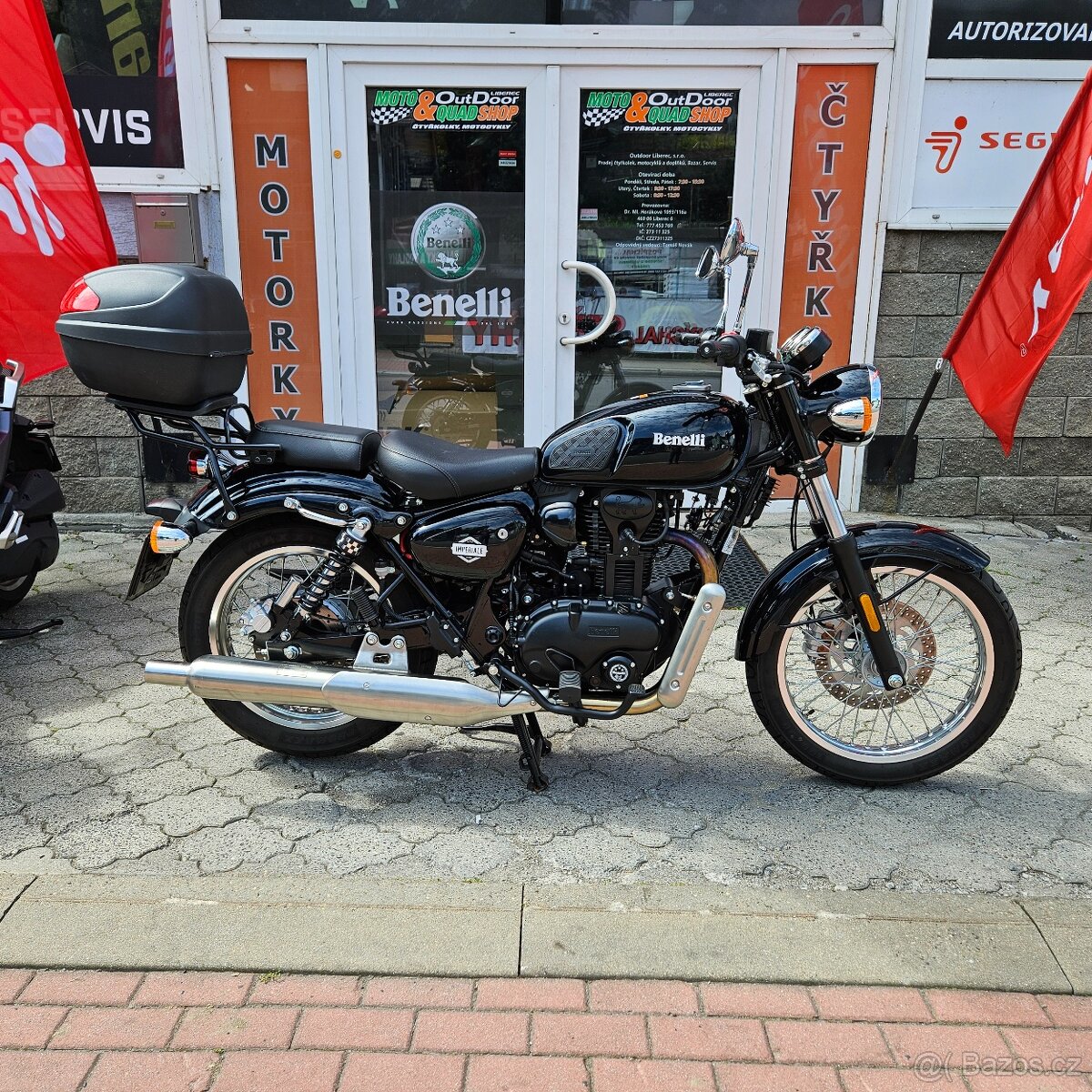 Benelli Imperiale 400,původ ČR,1.majitel,1x kufr,krásný stav - 8