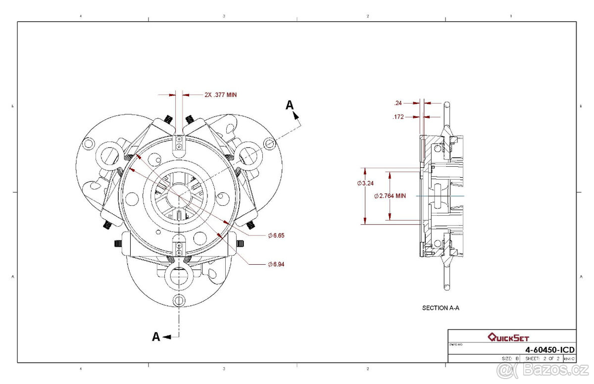 Profi stativ QUICKSET - Gibraltar / Made in USA - 8