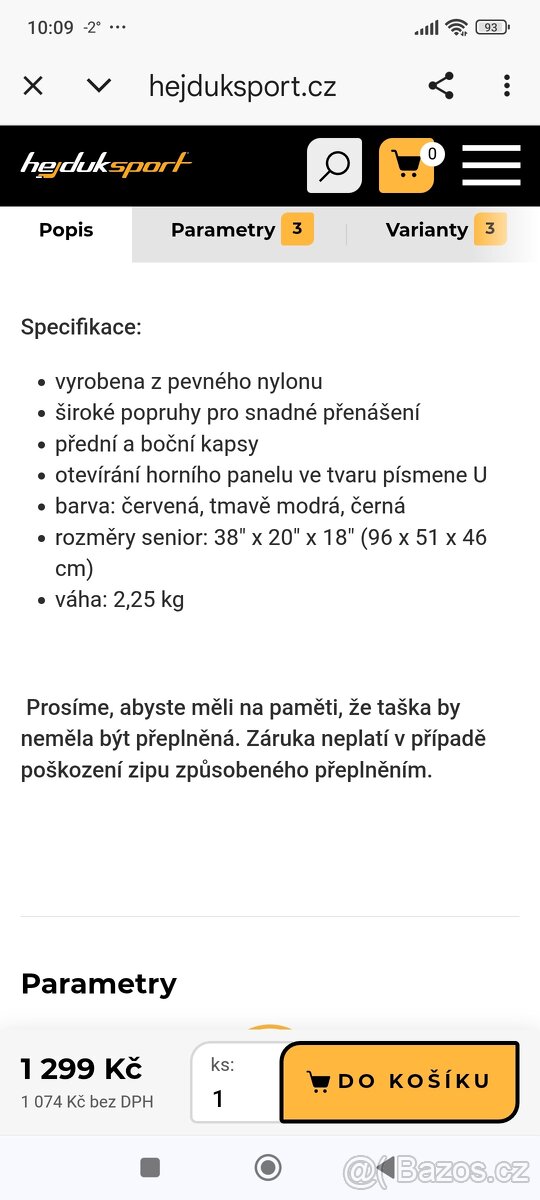 Hokejová taška winnwell - 8