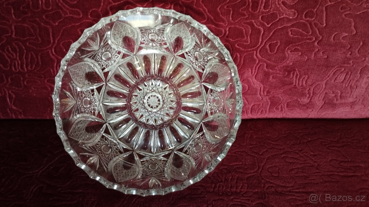 Mísa křišťálová broušená - 8