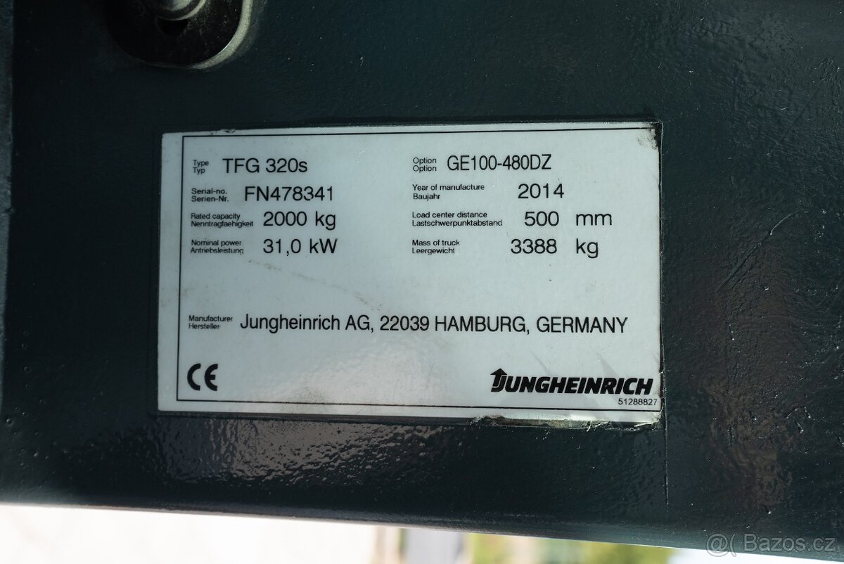Vysokozdvižný vozík Jungheinrich TFG 320s (VV0027) - 8