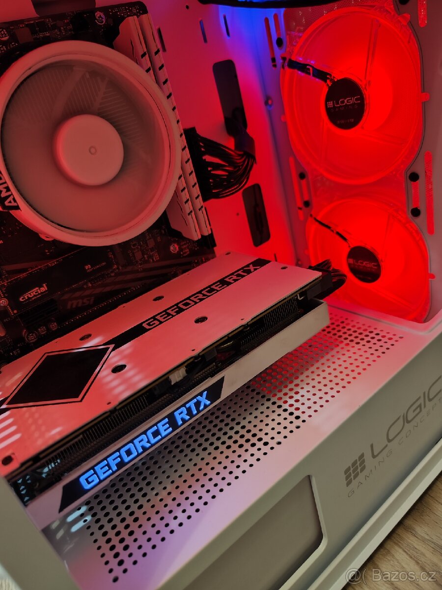 Herní PC: Ryzen 5 5500, RTX 3060ti 1Tb ssd, ZÁRUKA - 8