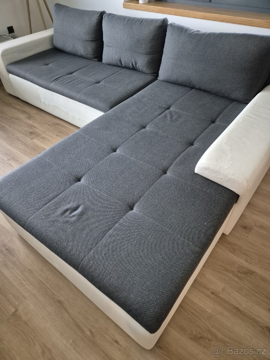 Rozkládací gauč, sedací souprava - 8