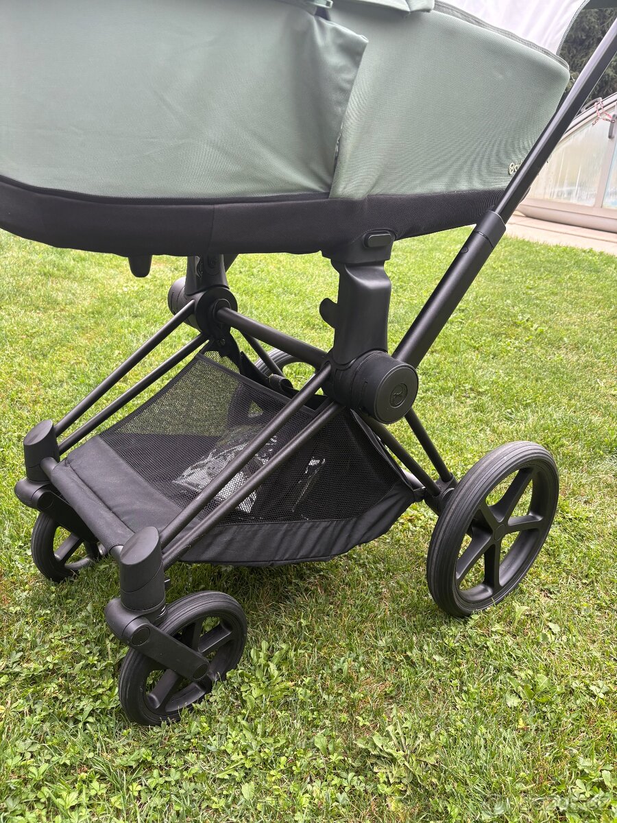 Cybex Priam Lux Carry Cot Leaf Green - 8