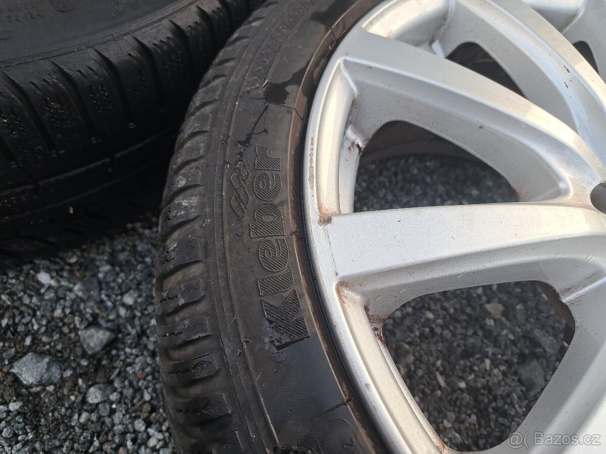 18'' Alu kola platin = 5x112 + zimní pneu 225/40 - 8