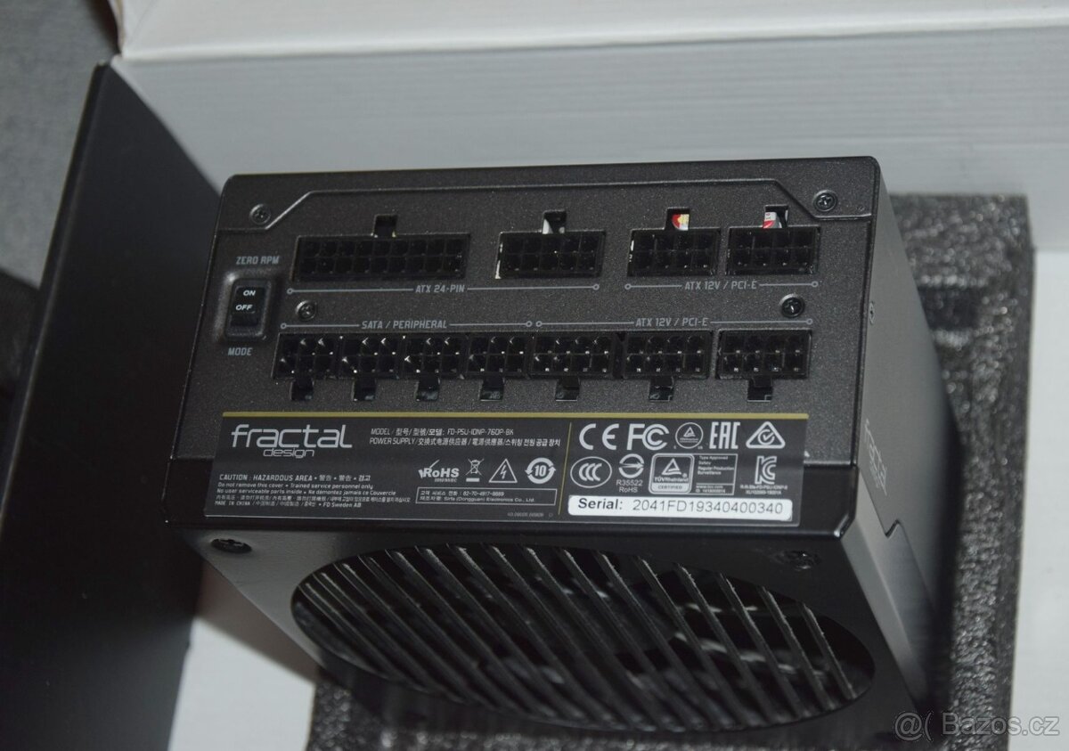 Fractal Design ION+ 760P plně modulární, tichý, PLATINUM - 8