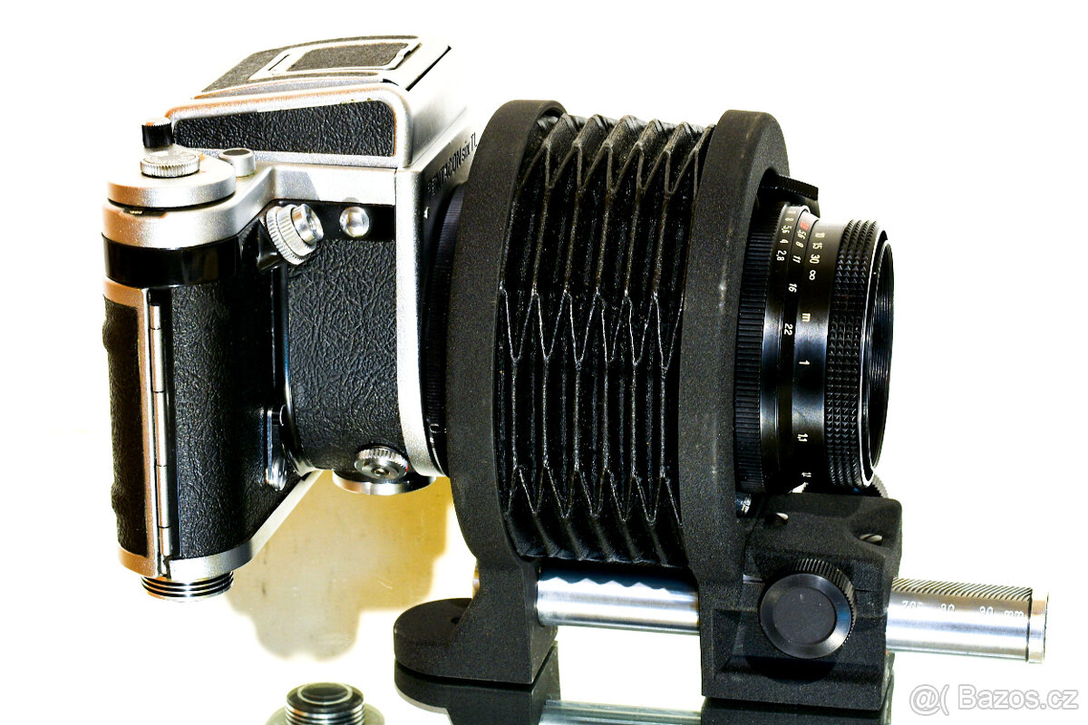 Pentacon SIX Makro měchové zařízení + spoušť TOP - 8