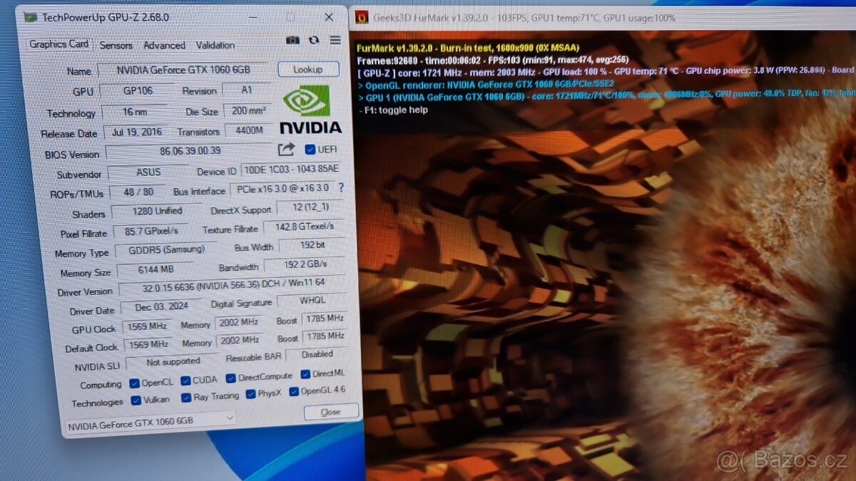 ❰ Grafická karta | Asus Dual Nvidia GTX 1060 6GB ❱ - 8