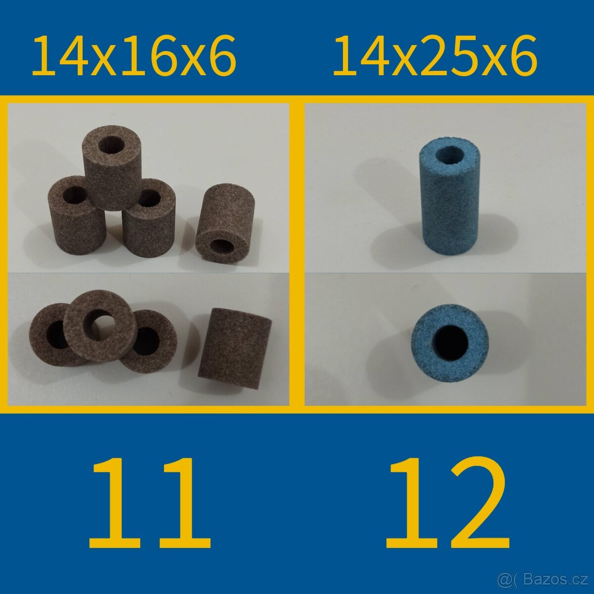 Brusná tělíska/kotouče - 8