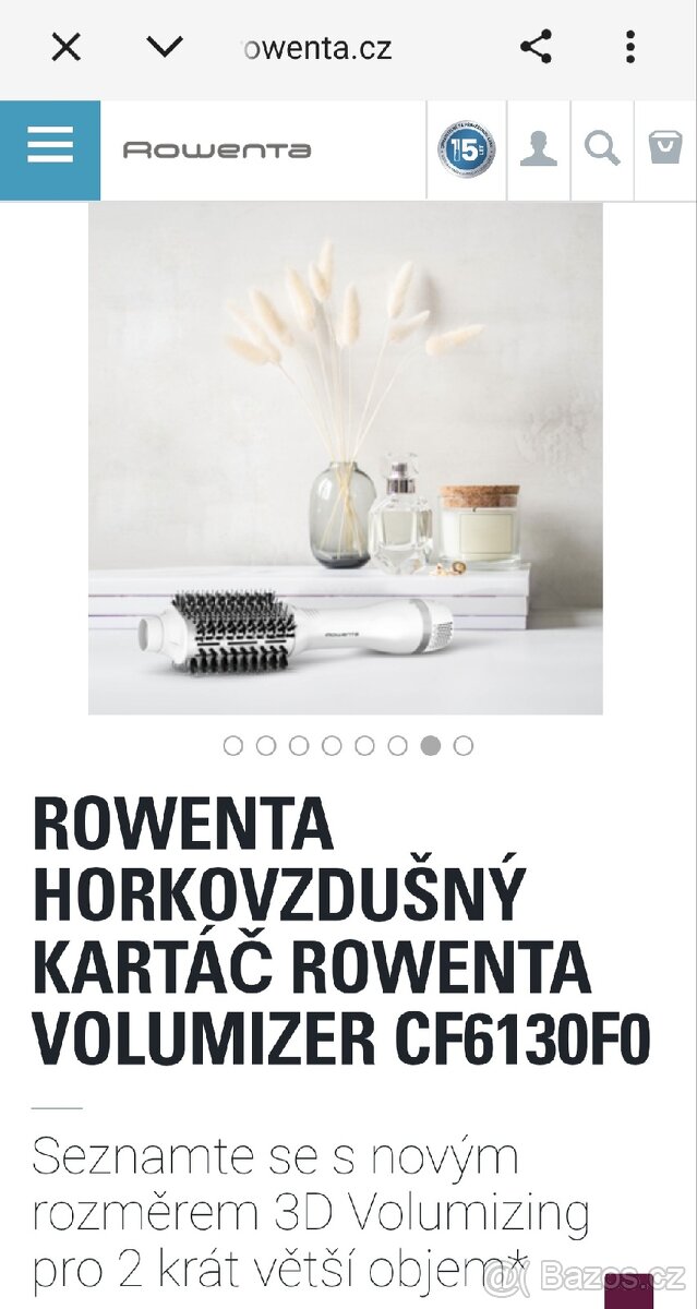 Horkovzdušný kartáč Rowenta - 8