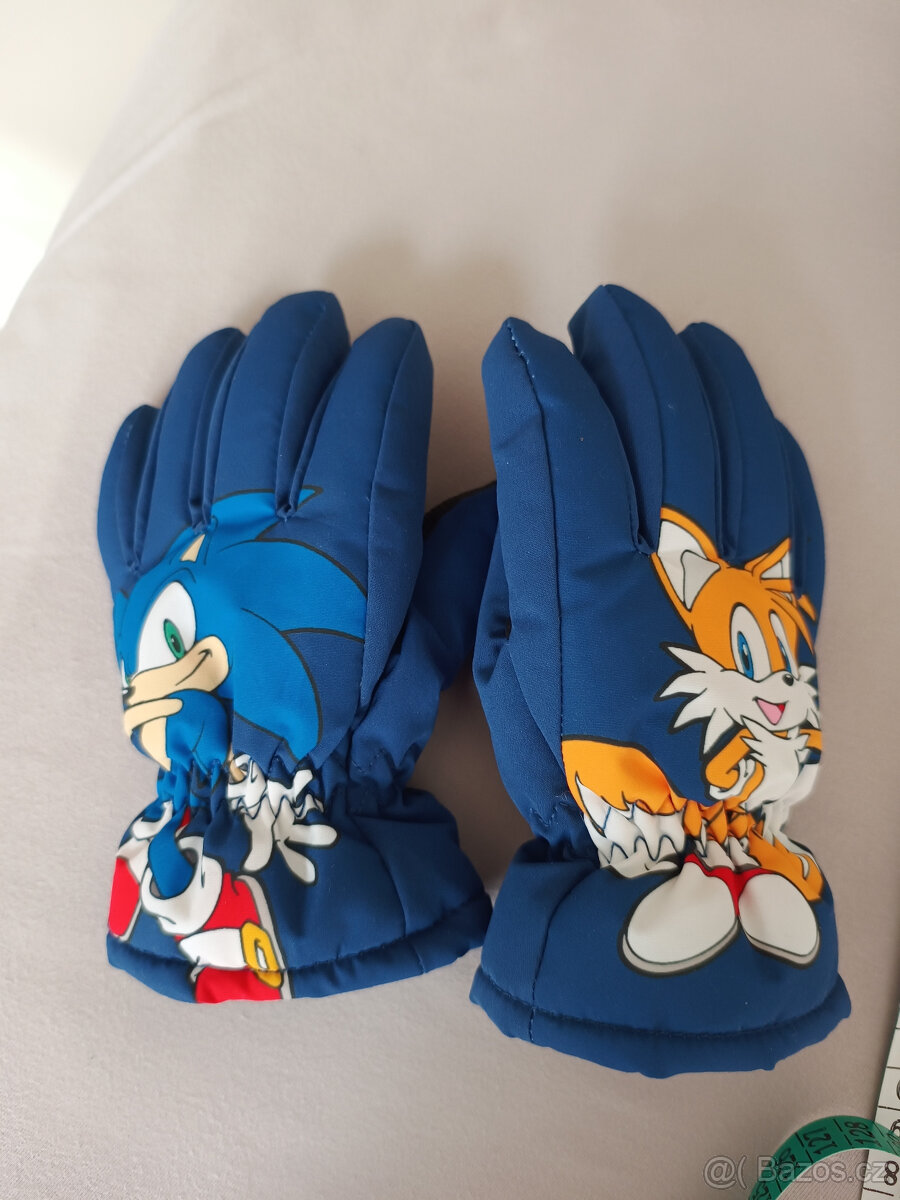 Vatovaná bunda H&M 98/104 + rukavice 110/116 - 8