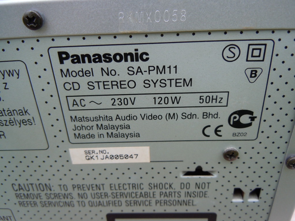 PANASONIC SA - PM11 - 8