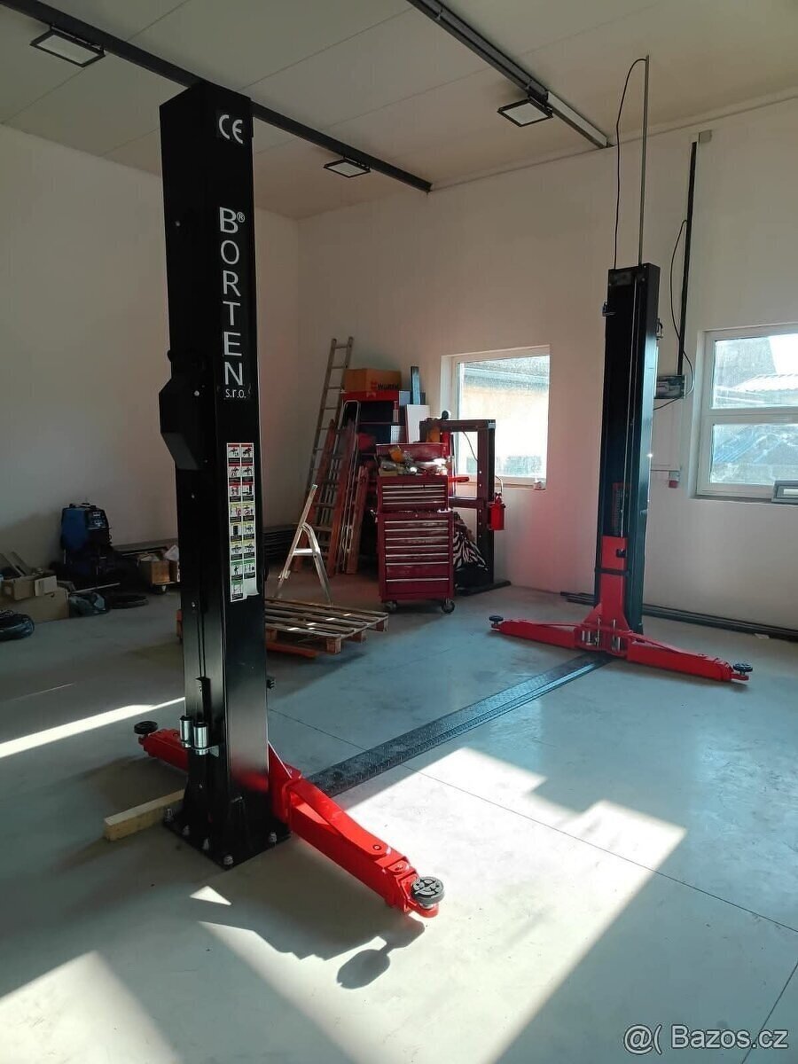 Dvousloupový zvedák BOR5000E 5000 KG NOVÝ NEPOUŽITÝ rv2025' - 8