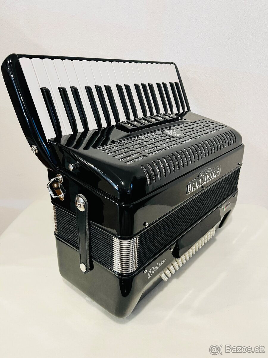 NOVÝ akordeón Beltunica Haydn DELUXE 96 basový- krásny zvuk, - 8