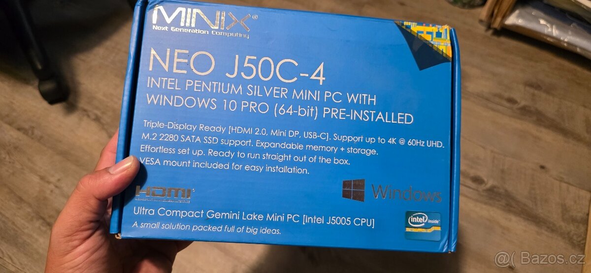Minix J50-C 8GB ram, win 10pro - 8