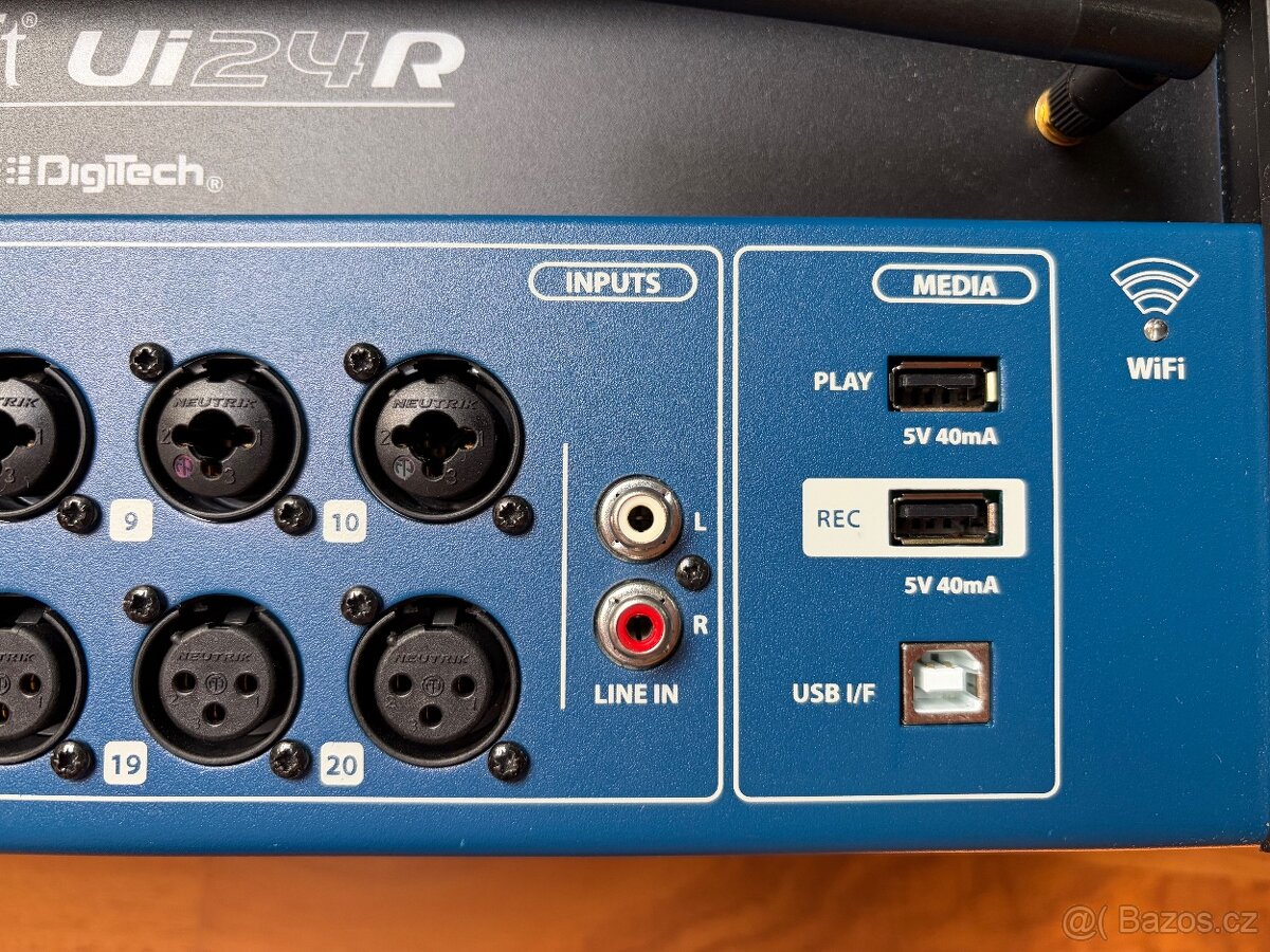 Prodám digitální mix Soundcraft UI24R - 8