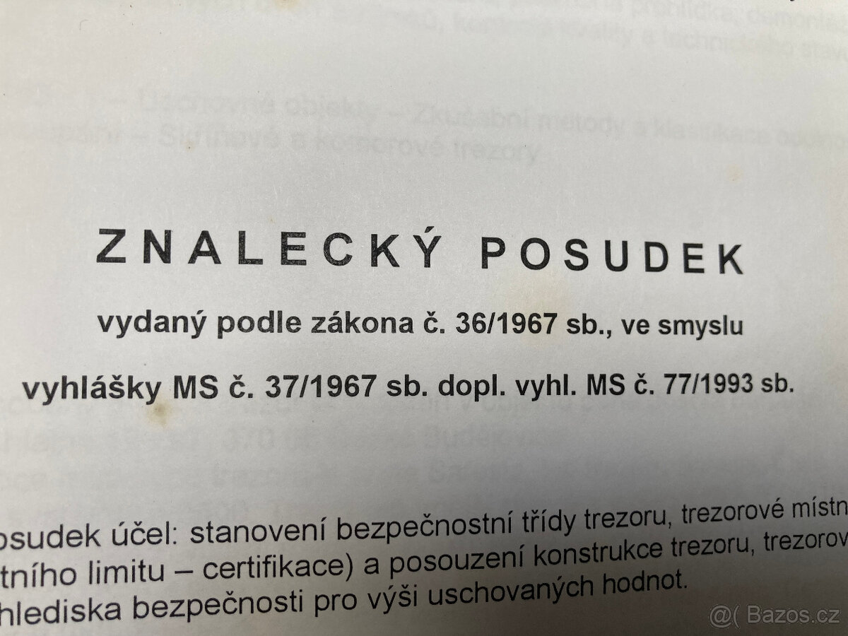 Trezor SAFESIA železobetonový, 2. bezp. třída 15.000 kč - 8