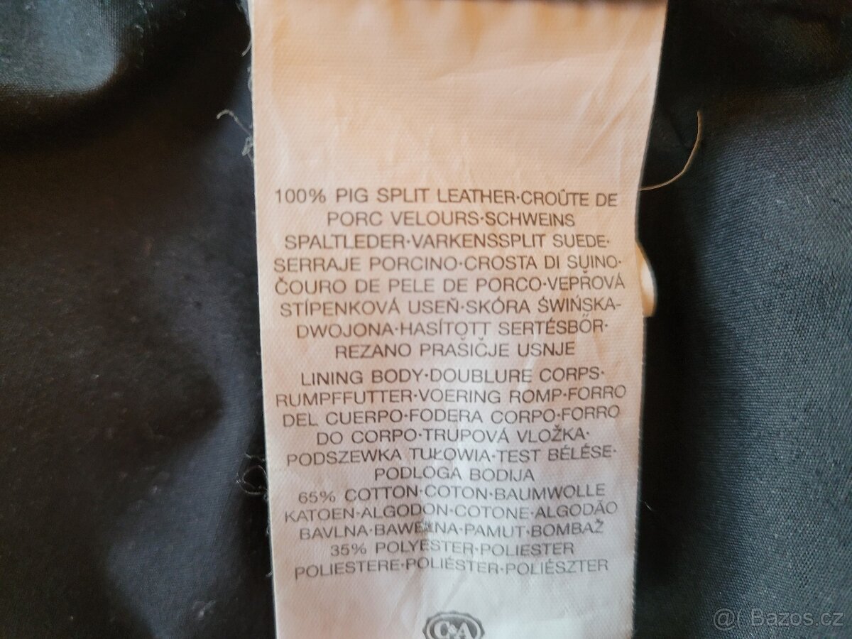 Pánská kožená bunda – vepřovice - 8