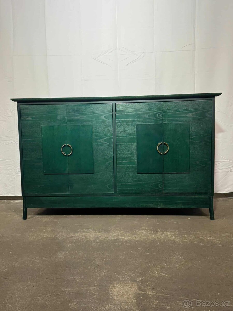 Designová zelená komoda (133004) - 8