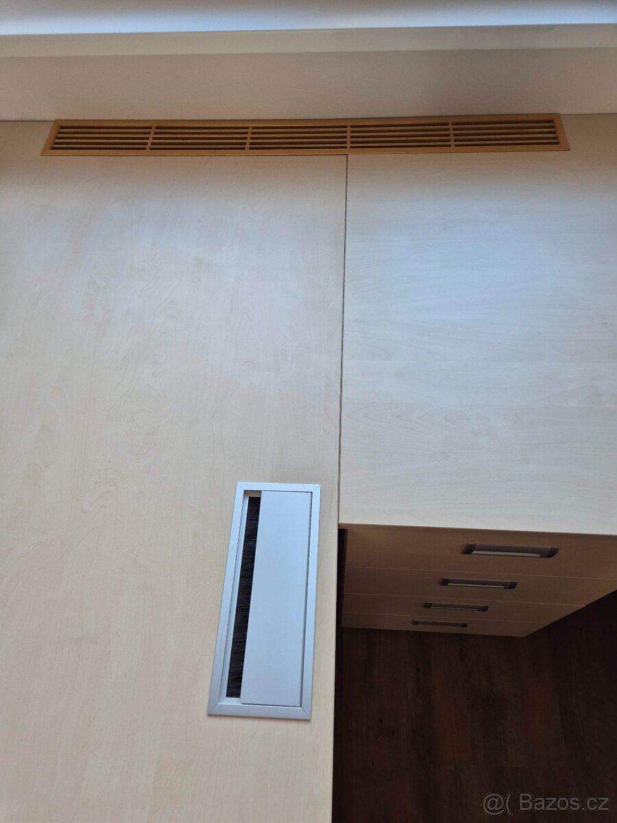 Psací stůl pro dva – velká pracovní plocha, skvělý stav - 8