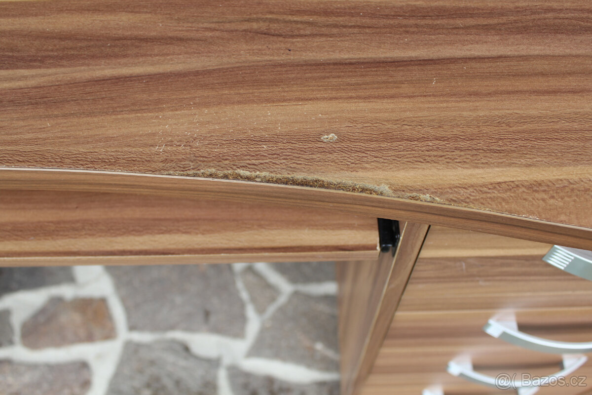 Psací stůl se 4 zásuvkami - 8