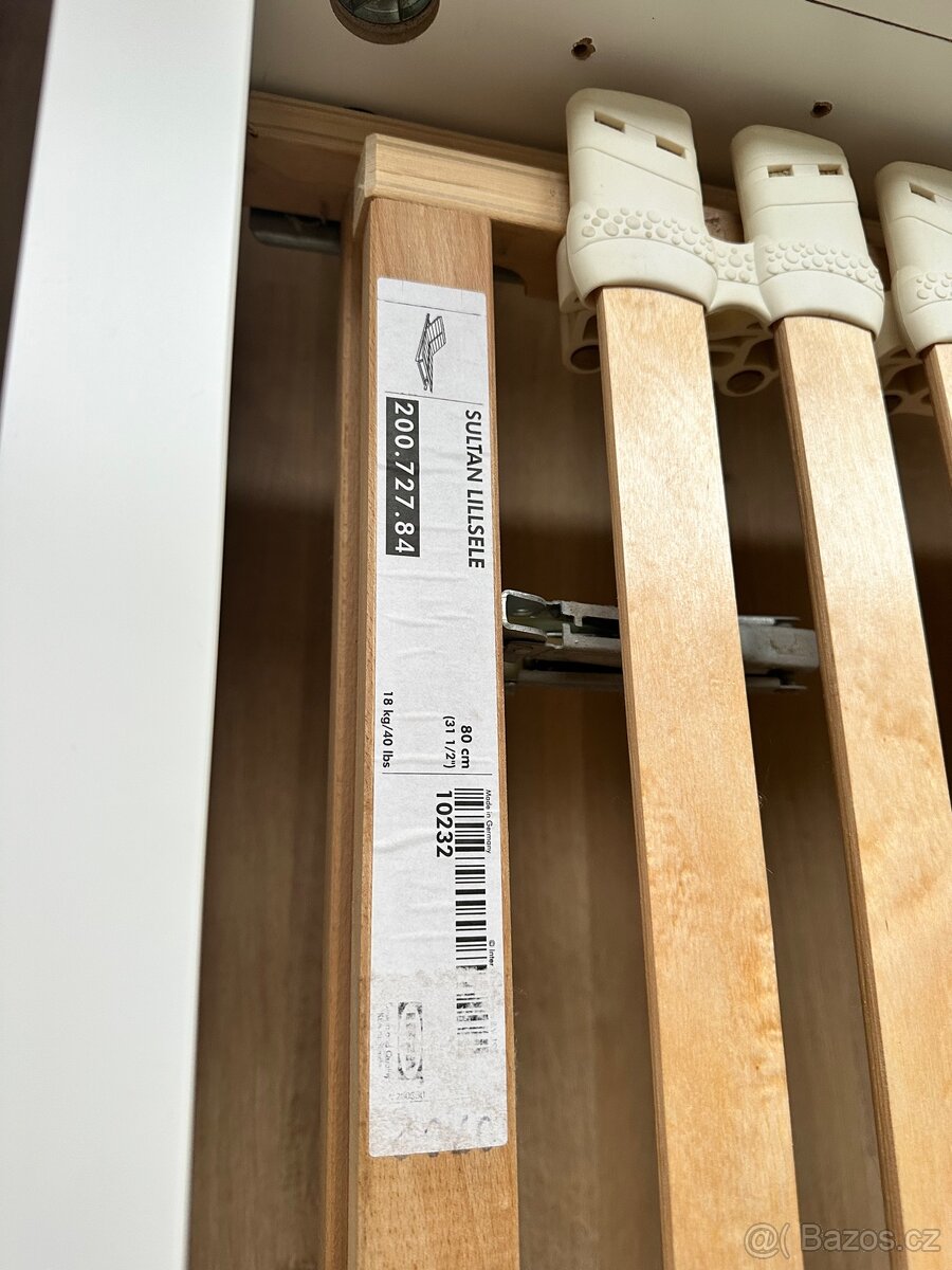 Bílá postel 160x200 ikea Malm - 8