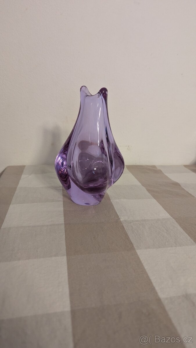 Vázička hutní sklo - 8