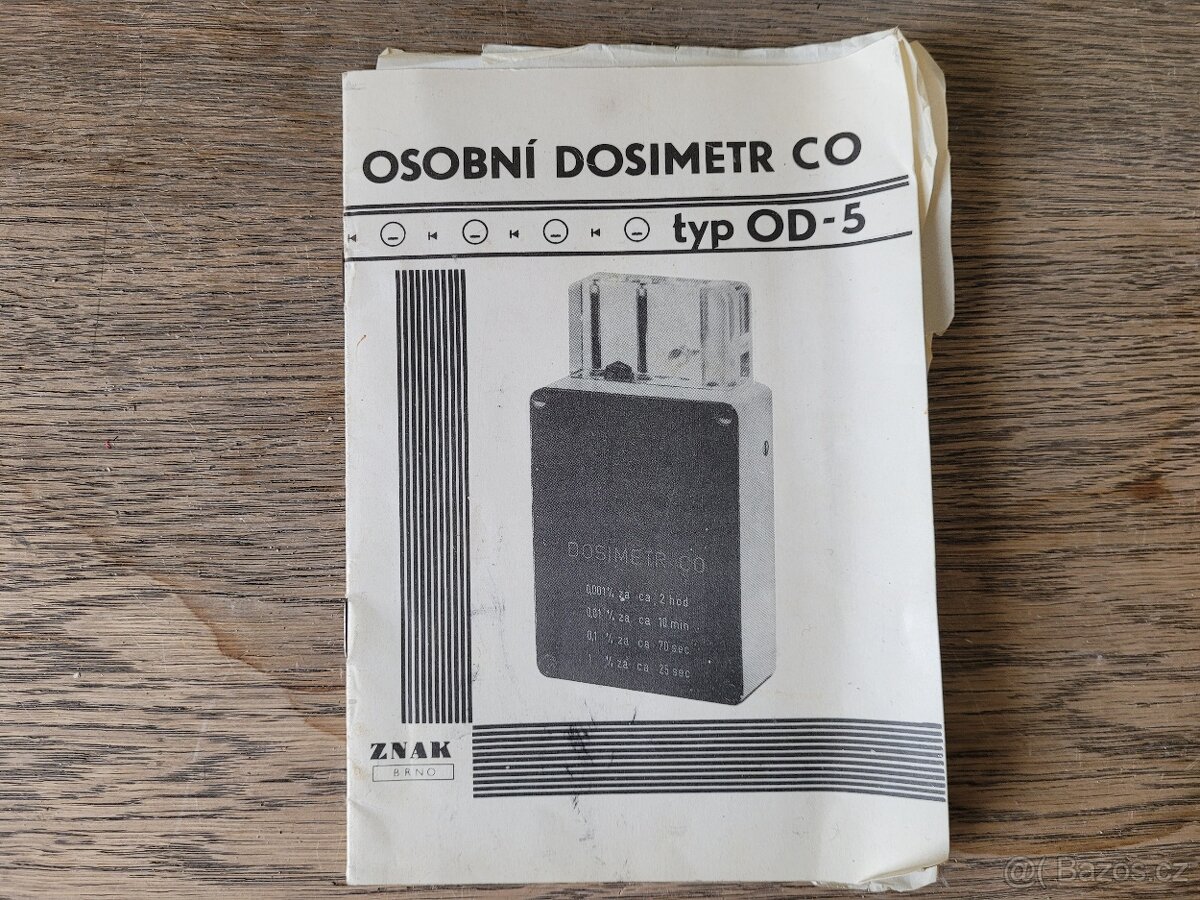 Detektor, indikátor CO - 8