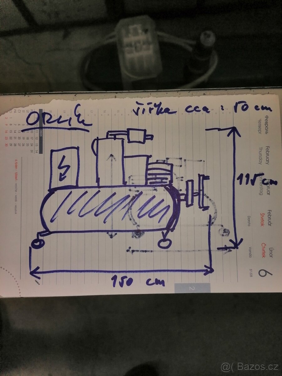 Kompresor Orlík 1 JSK 75 - 8