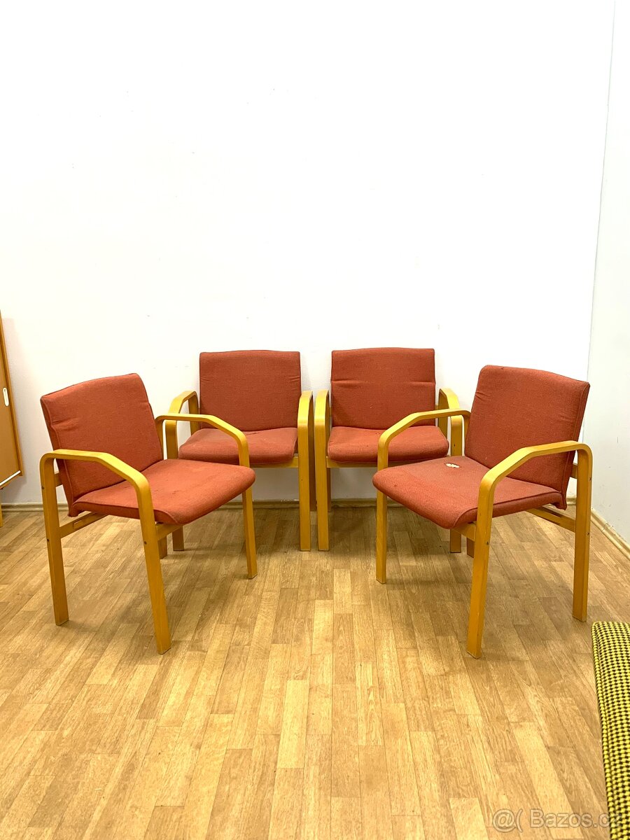 Retro křesla TON 70. léta područky - 8