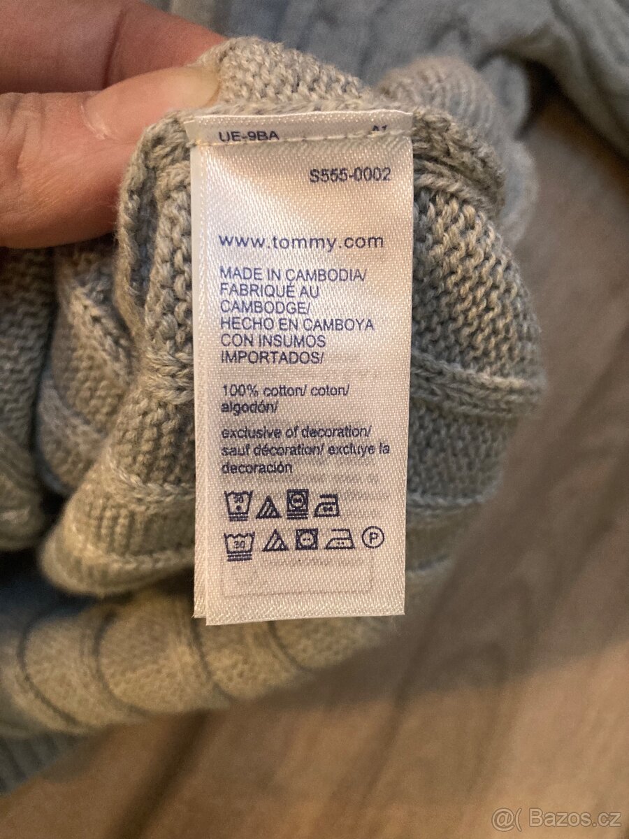 Luxusní svetr na zip Tommy Hilfiger nový s visačkou - 8