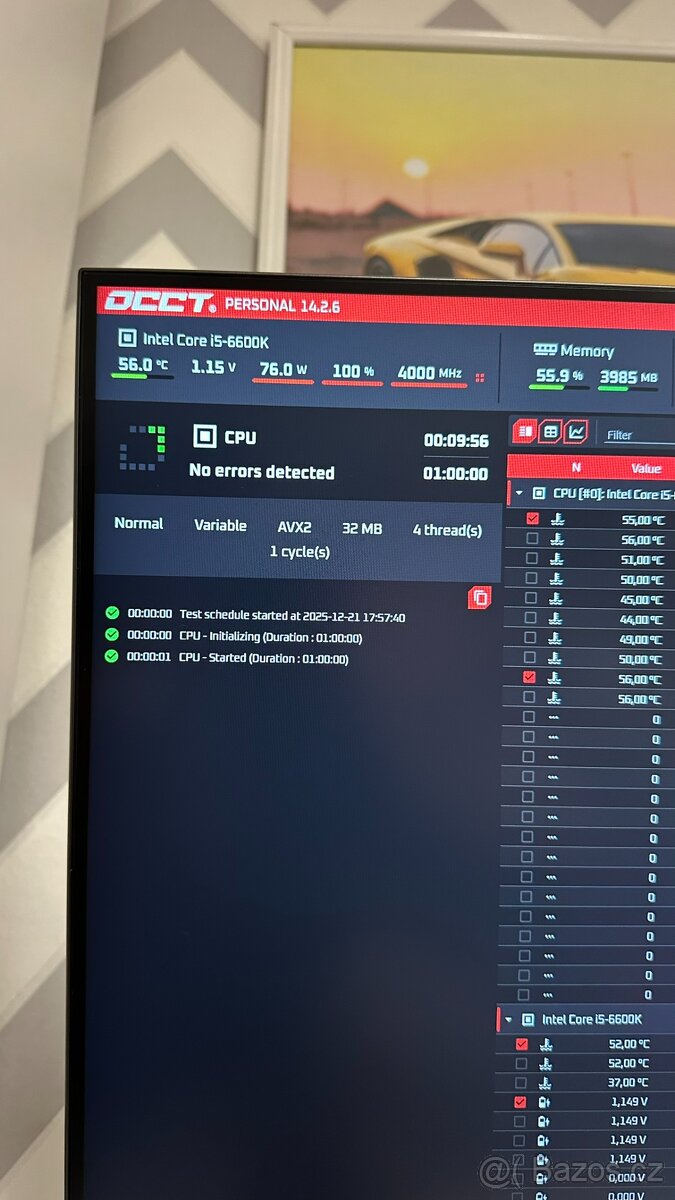 MSI Z170A GAMING PRO CARBON + i5-6600K (4C/4T) - 8